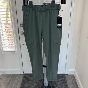 90 Degree By Reflex Olive Green Track Pants